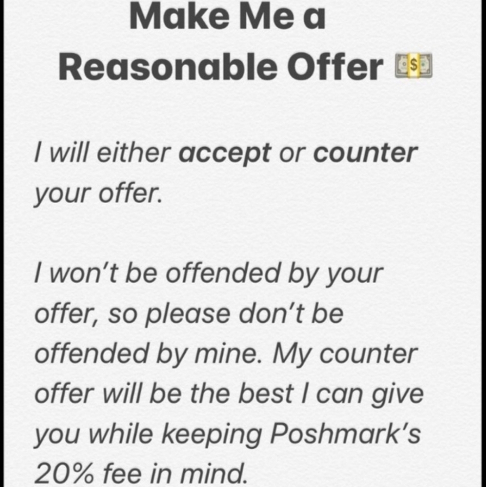 ▪︎▪︎¤ Reasonable Offer Guide ¤ ▪︎▪︎